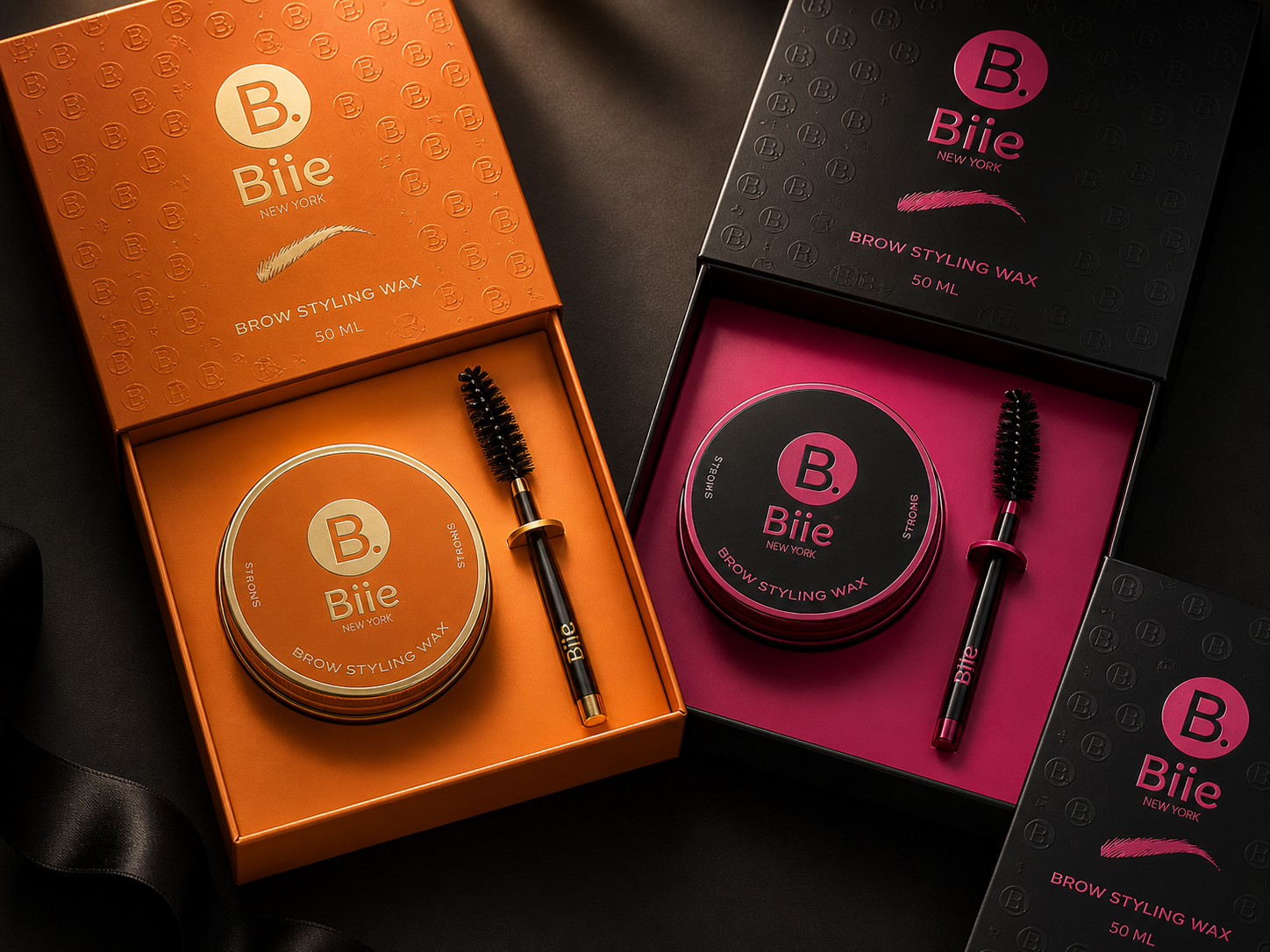 BIEE beauty look with polished skin and warm color styling